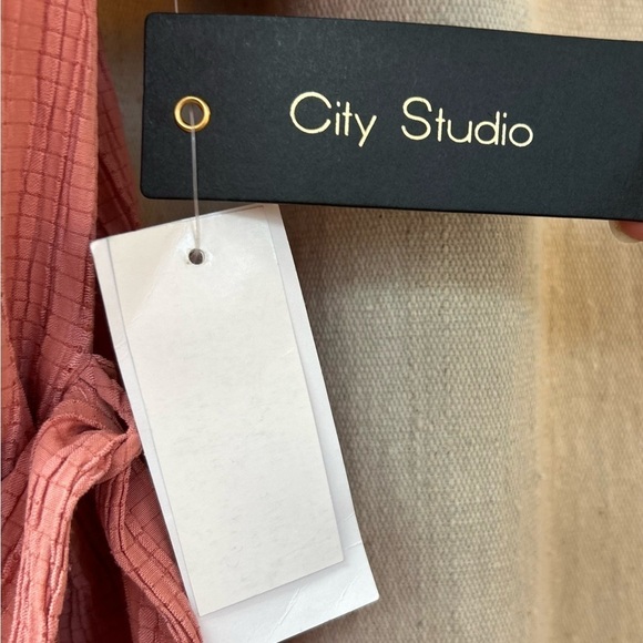 City Studio/ NWT/  Woman’s Juniors Crinkled Short Sleeves Fit & Flare Dress/ XL - Picture 3 of 15